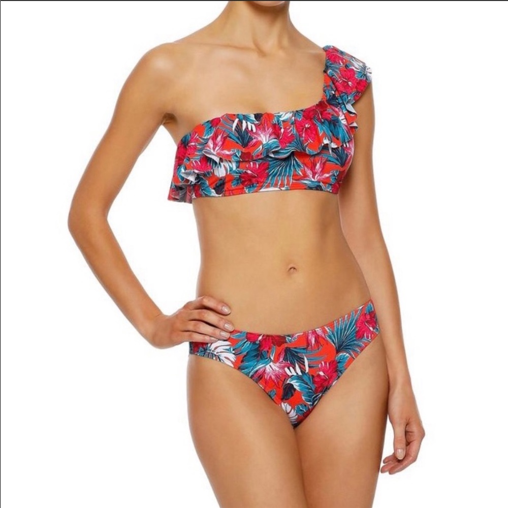 NEW TART COLLECTION Ginger One shoulder Floral Bikini